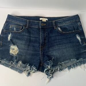 Distressed H&M Shorts